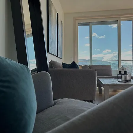 Mjos Tower - Big Apartment With Lake View Ringsaker Exterior photo